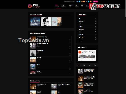 source code web nhạc,code web nhạc,web nhạc,website music,music online,Website nghe nhạc bằng WordPress
