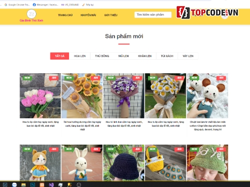 web bán đồ lưu niệm,web bán hàng handmade,web bán hoa,đồ lưu niệm handmade