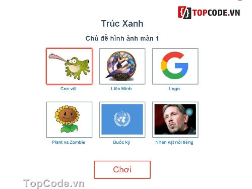 Web game,game trúc xanh,code game trúc xanh,do an game,source code game truc xanh,truc xanh