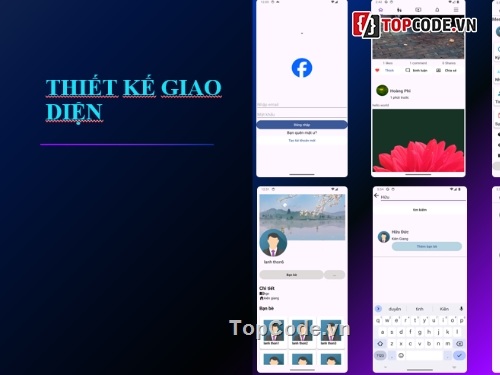 Code đồ án,đồ án android,facebook,android studio,full báo cáo,mã nguồn mạng xã hội