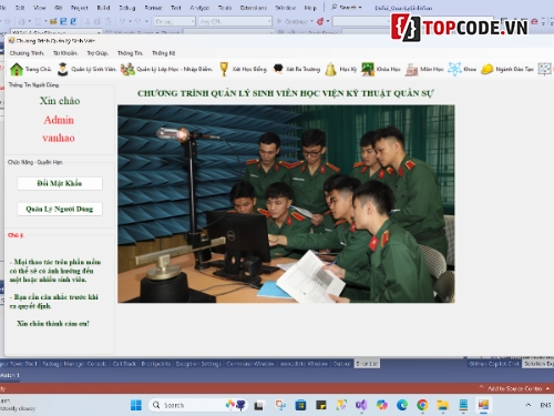 Quản lý sinh viên,Winform,C#,lập trình C#