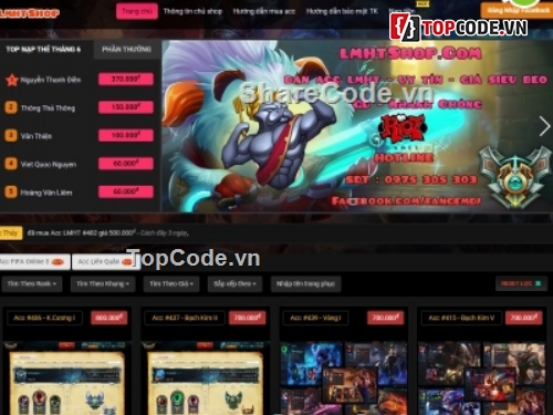 code acc liên minh,liên minh huyền thoại,bán acc lmht,Code bán acc liên minh huyền thoại