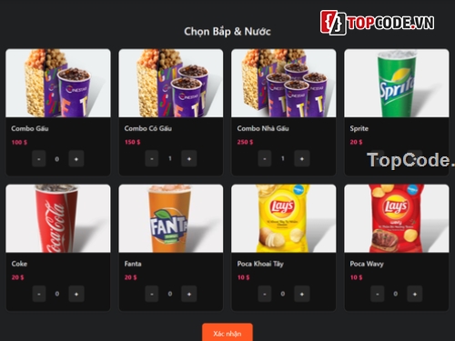 Code web,Web đặt vé xem phim,đặt vé xem phim