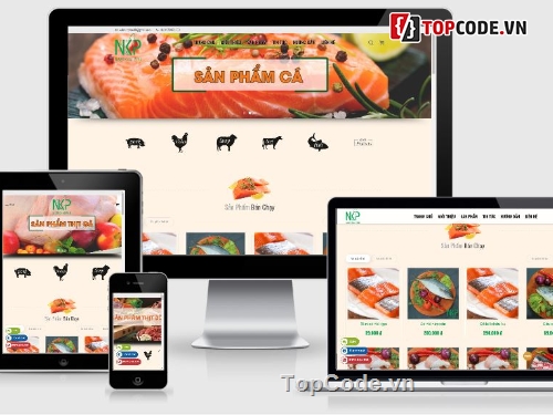 Website thực phẩm sạch,website thực phẩm,Wesbite bán hàng thực phẩm,Website bán thực phẩm sạch