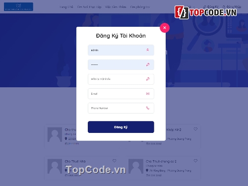 Code PHP  phòng trọ,Code Website Tìm kiếm,Code web  phòng trọ