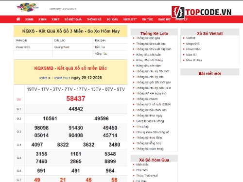 code xổ số,xổ số tự động,code wordpress,source code xổ số