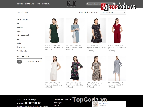 full code bán quần áo thời trang,source code bán thời trang,source code bán hàng wordpress