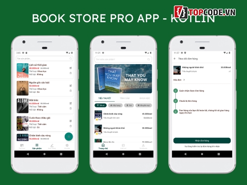 book ecommerce android app,book store android app,source code book store kotlin,ung dung ban sach android studio,bán sách online android,android book store app