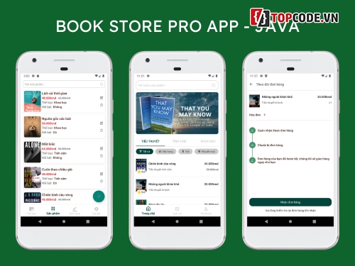 book ecommerce android app,book store android app,source code book store java,ung dung ban sach android studio,bán sách online android,android book store app