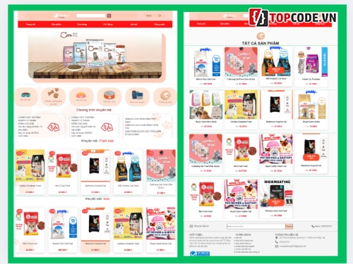 Đồ án web PHP,web bán sản phẩm,website bán hàng php,code web bán hàng,web bán đồ ăn thú cưng