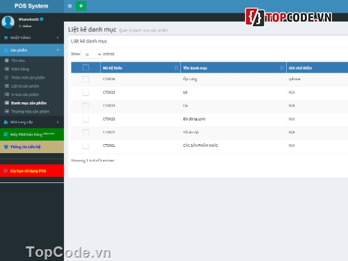 pos,quản lý kho,bán hàng,đồ án