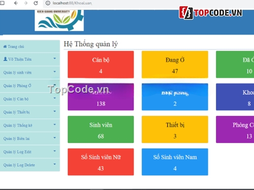 đồ án php,full báo cáo,quản lý ký túc xá