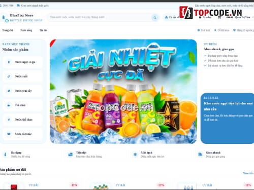 Đồ án,web bán nước,nước
