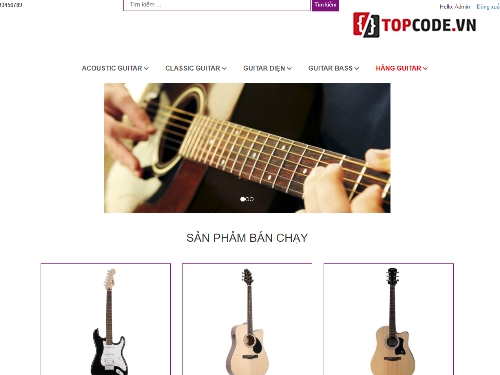 Website bán đàn Guitar,Website bán đàn PHP,Website bán đàn Guitar PHP,Code Website bán đàn Guitar PHP,Code Web bán đàn Guitar