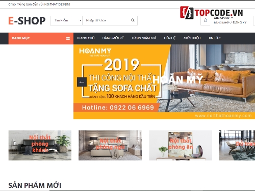 code bán nội thất,Website bán nội thất,Web bán nội thất