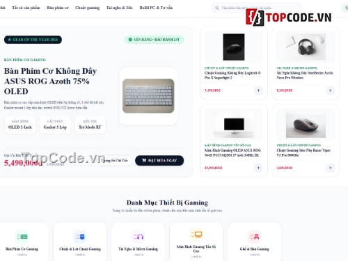 Đồ án,bán website,web bán thiết bị