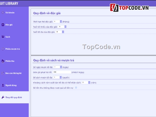 Đồ án,mượn trả sách,3 lớp,quản lý mượn trả sách 3 lớp