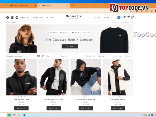 App,API,Stack,e commerce,Code đồ án