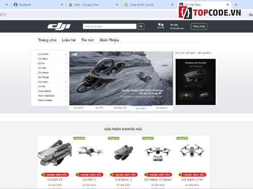 mvc asp.net,đầy đủ chức năng,code web asp.net,Website bán Flycam,DJI Flycam,Full code