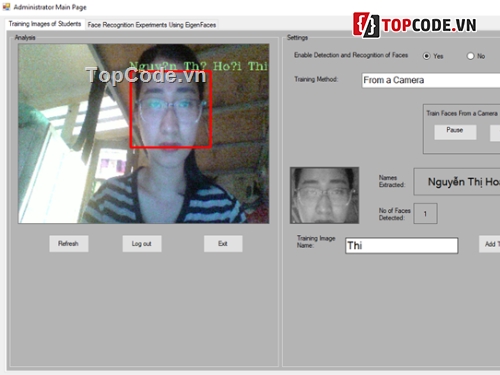 Code đồ án,nhận diện khuôn mặt,C# Nhận diện khuôn mặt,Code nhận diện khuôn mặt