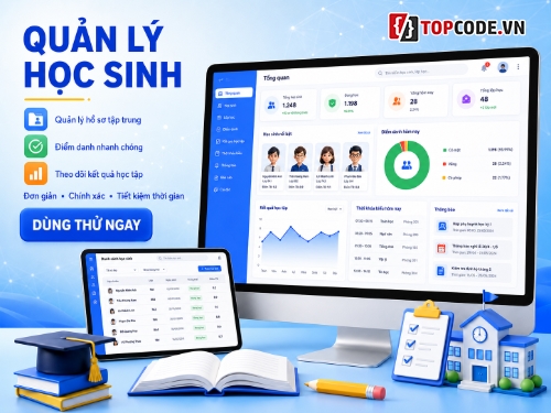 Full code Quản lý,Quản lý học sinh,Quản lý lớp học