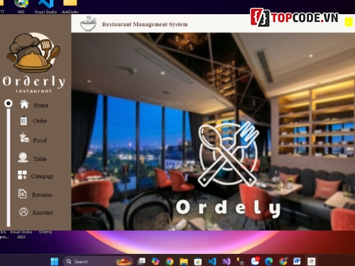 Quản lý nhà hàng,code C#,Full code báo cáo,code phần mềm