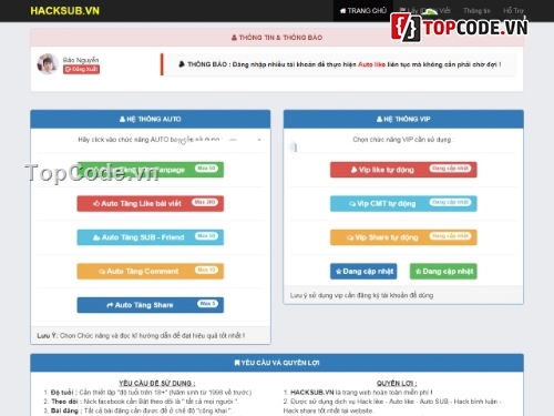 hacklike.com.vn,share full code,hack like,hack share,code hack sub,website Hacklike