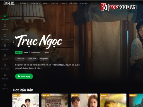 Source Code Xem Phim,share code xem phim giao diện onflix,share code web xem phim,web xem phim,source code web xem phim,source code
