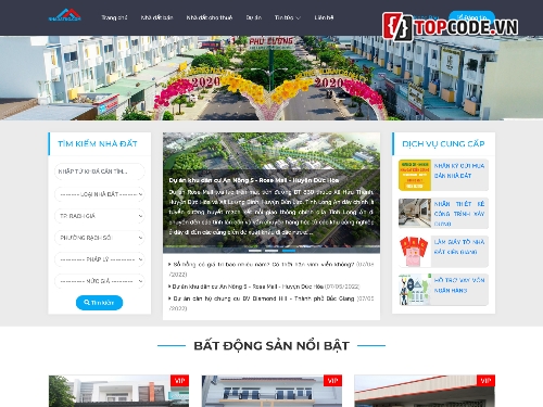 Code web nhà đất,code web bất động sản,website nhà đất,website bất động sản,codeigniter