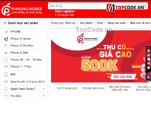 code website điện thoại đẹp,code web bán điện thoại,full code web bán điện thoại