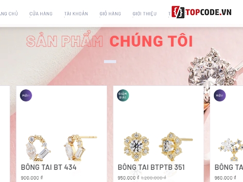 website bán trang sức,website php bán trang sức,web bán trang sức