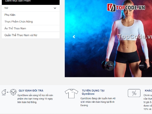 Website GYMSTORE,code Website GYMSTORE,Full website gymstore