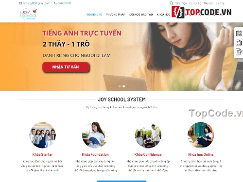 trung tâm,web,code web,website chuẩn SEO,online,share code web trung tam hoc tieng anh