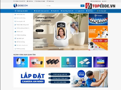 website bán camera,web bán điện thoại,web bán máy tính,web gia dụng,theme wordpress bán hàng,source code wordpress