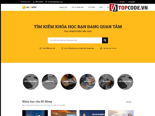 Web học trực tuyến,Khoá Học Online,website bán khóa học,website khóa học,website wordpress,theme wordpress