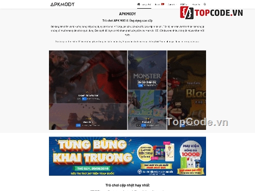 web tải app,mẫu web tải app game,web app,website đẹp