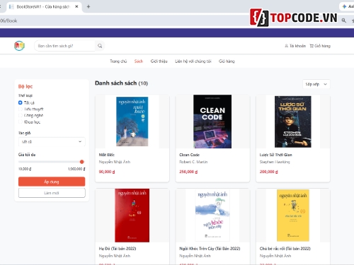 source code quản lý bán sách,asp.net,website bán sách,source code asp.net,lập trình api,api