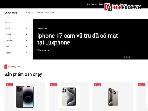 website bán điện thoại,Flutter Web Firebase,trang quản trị bán hàng,VNPay,quản lý kho IMEI,web bán điện thoại