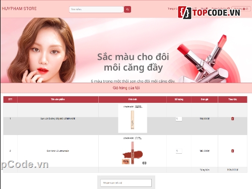 Code web bán mỹ phẩm,web bán mỹ phẩm php,đồ án web mỹ phẩm php