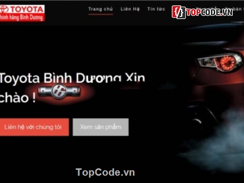 website bán xe hơi,website bán xe hơi ô tô,code website bán xe hơi ô tô,Website bán Toyota