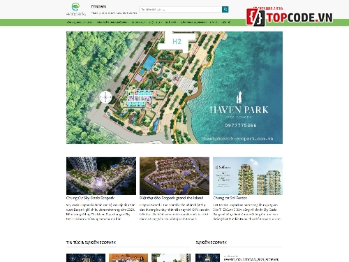 Code Website Dự Án Bất Động Sản,Full Code Bất Động Sản Đẹp,landingpage,ecopark,code giới thiệu bất động sản