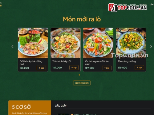 Source code web,source code nhà hàng,source code quán nhậu,source code bán đồ ăn