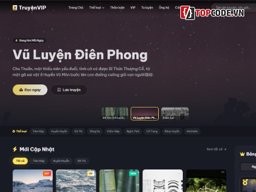 Source Code Truyện,Code Thương Mại,Code Web Đọc Truyện Tranh,source code      database