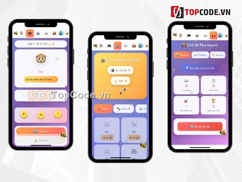 source code game học tiếng việt,game giáo dục trẻ em,học đọc đánh vần,game ghép chữ,candy crush clone,edtech vietnam