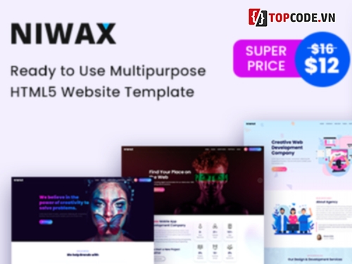 Template,Giao diện HTML,Template Niwax,Template đẹp