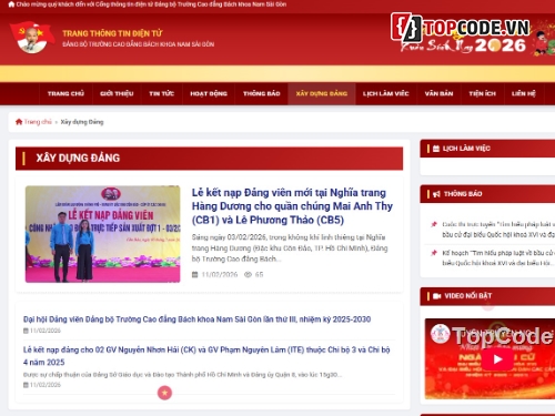 giao diện tổ chức dảng,đảng bộ,webbsite đảng,themes wordpress,themes công tác đảng