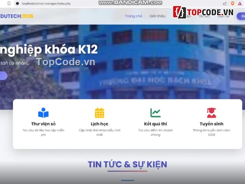 trường học,quản lý,full chức năng,Hệ thống quản lý