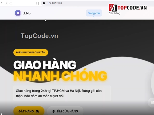 Laravel,PHP,e-commerce,bán hàng,ống kính máy ảnh