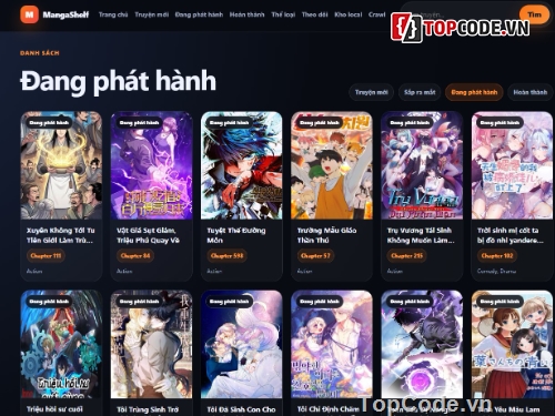 giao diện,truyen,clone,web php giao diện đẹp