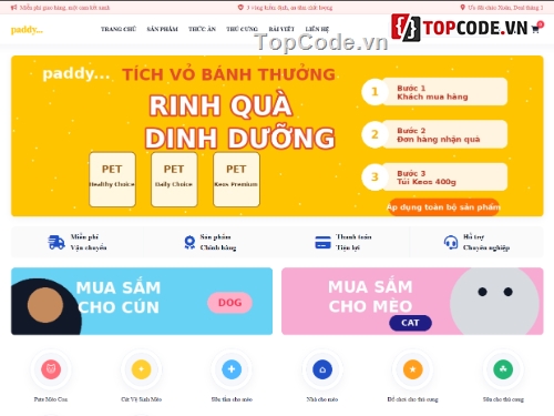 thú cưng,Shop,Web bán thú cưng,Website bán thú cưng
